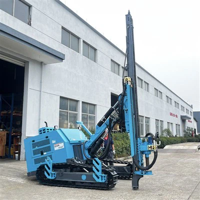 এইচটি 500 পোর্টেবল ডিজেল ক্রলার মাউন্ট করা রোটারি ড্রিলিং রিগ মেশিন